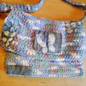 Handmade crochet purse